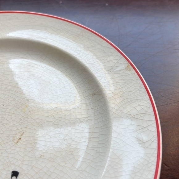 French Saxon China Co Plate Dutch Traditional Vintage Kitchen Decor Tulips - Picture 3 of 6